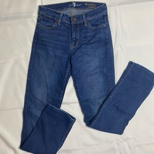 7 For All Mankind Modern Straight Jeans Sz 25
